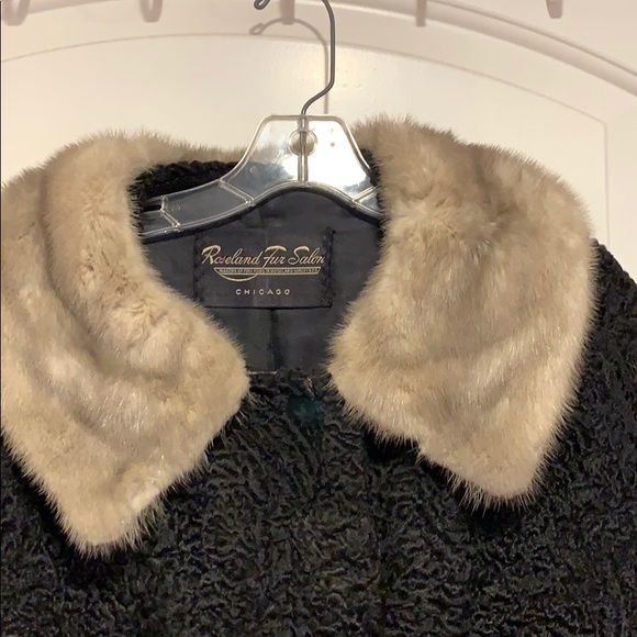 Vintage Astrakhan Lamb and Silver Mink Jacket - Picture 3 of 7